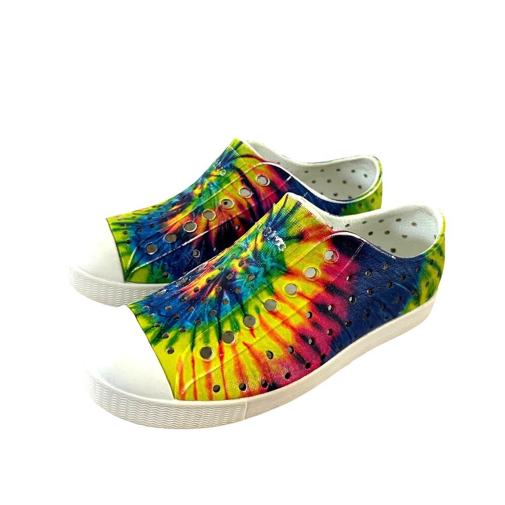 Kids Native Tie Dye Sneakers Size C12 (big kids) Jefferson Style Back to School